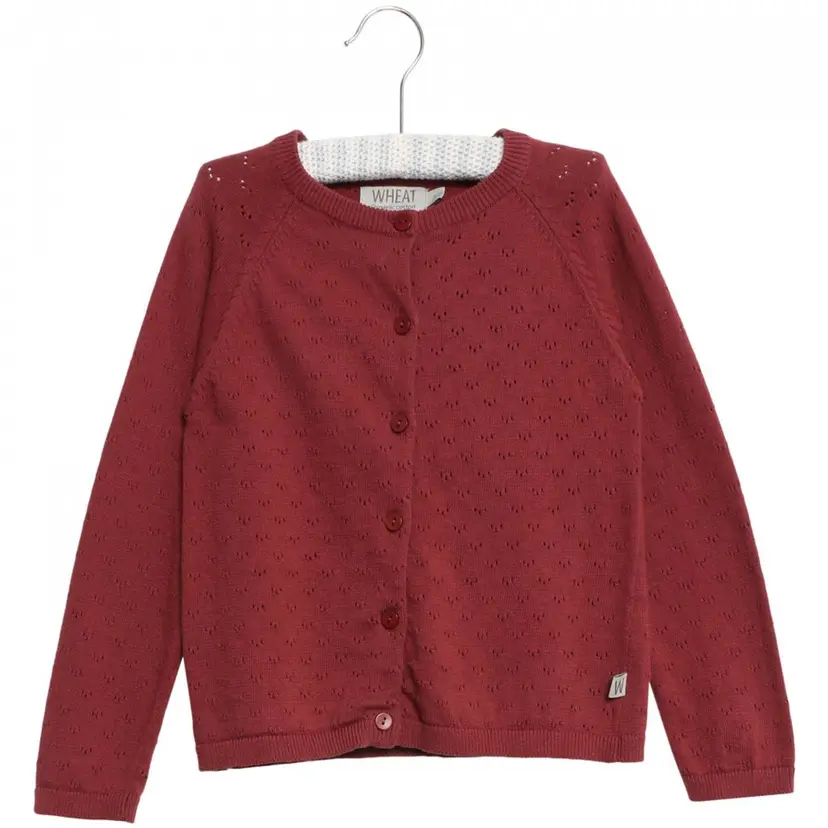 Wheat Burgunder Wheat Maja Baby Cardigan (80 / 1 år)