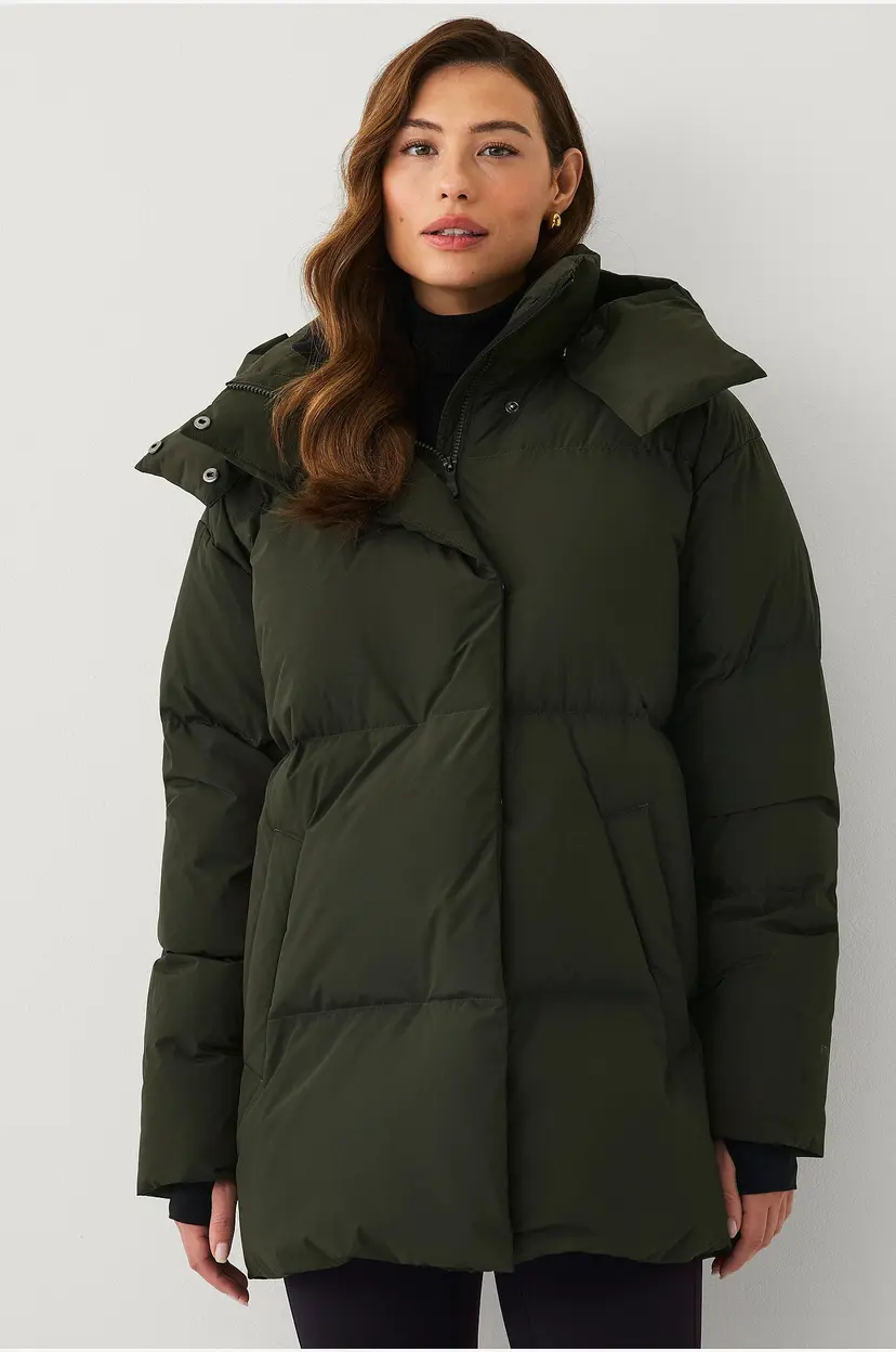 Áhkká Pufferjakke Down Puffer Jacket - Grønn