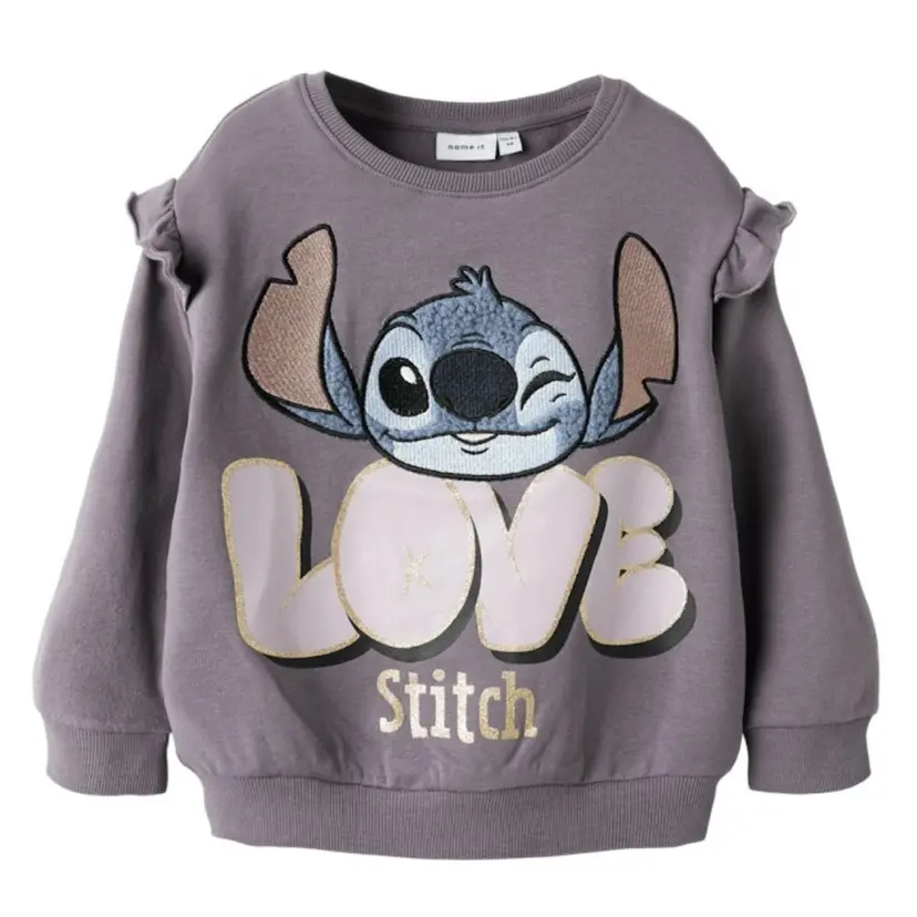 NAME IT Name It - Genser Sweat Stitch Moonscape