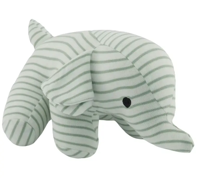 Geggamoja Elefant Grön/Vit