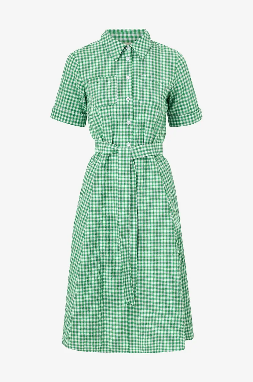 Jumperfabriken Kjole Lexi Dress - Grønn