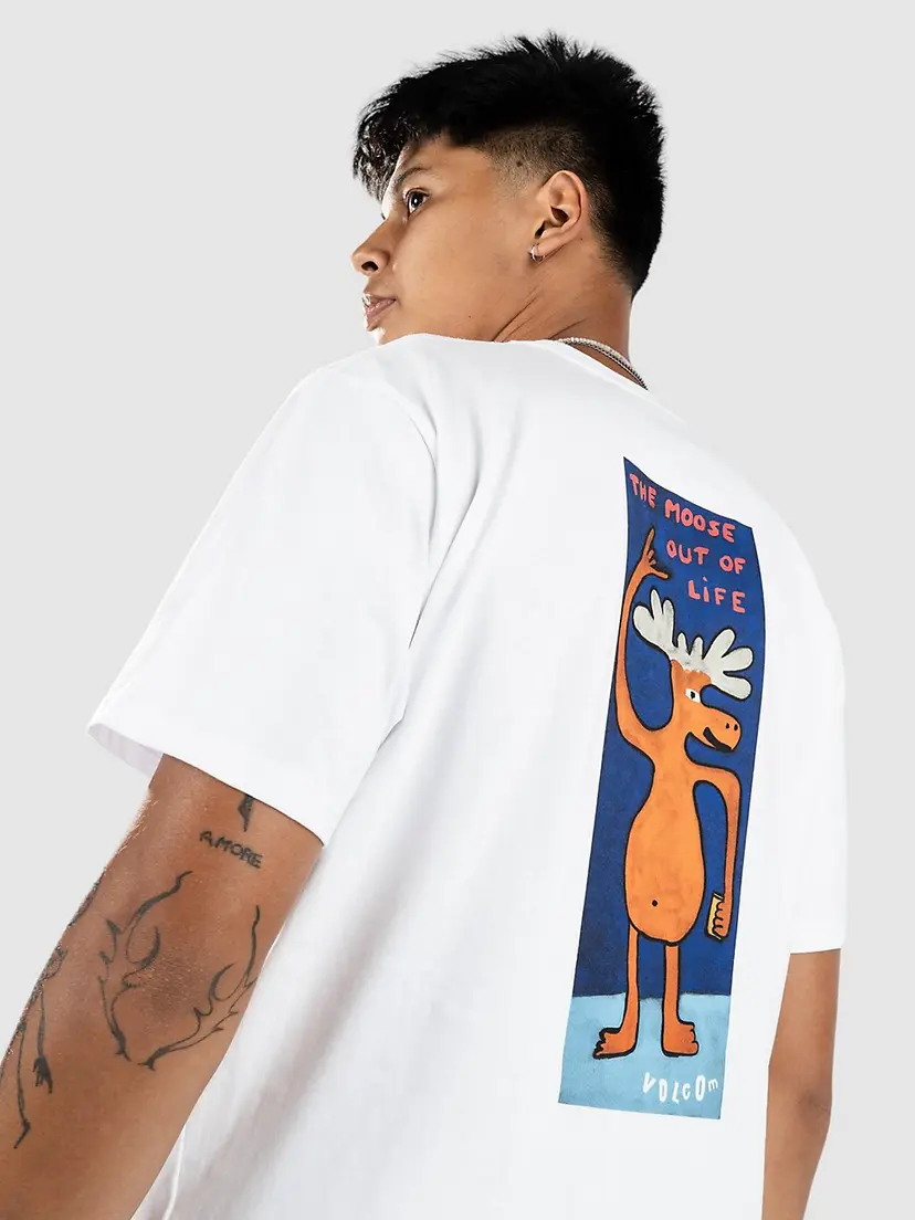 Volcom Volcom Olivmoose T-skjorte hvit