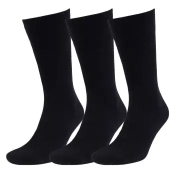 Amanda Christensen Amanda Christensen Strømper 3P True Ankle Soft Top Sock Svart Str 47/50 Herre