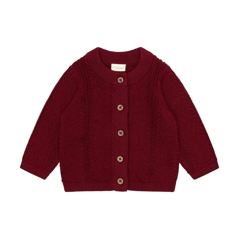 Fixoni Fixoni - Cardigan Tibetan Red