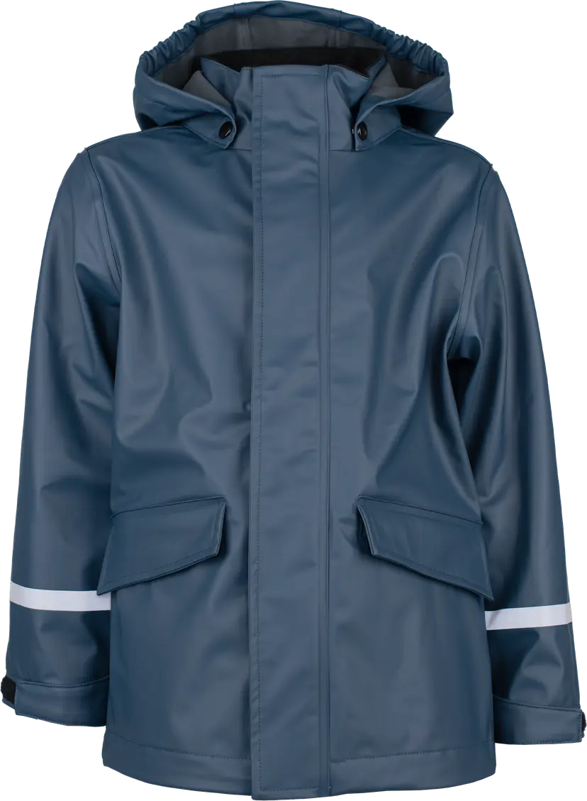 Lindberg Lindberg Kids' Vestby Rain Jacket Fleece Iron Blue