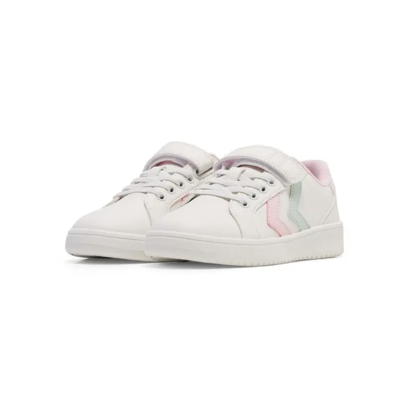 Hummel Barn Hummel - Sneaker Derby Court Jr White/ Pink