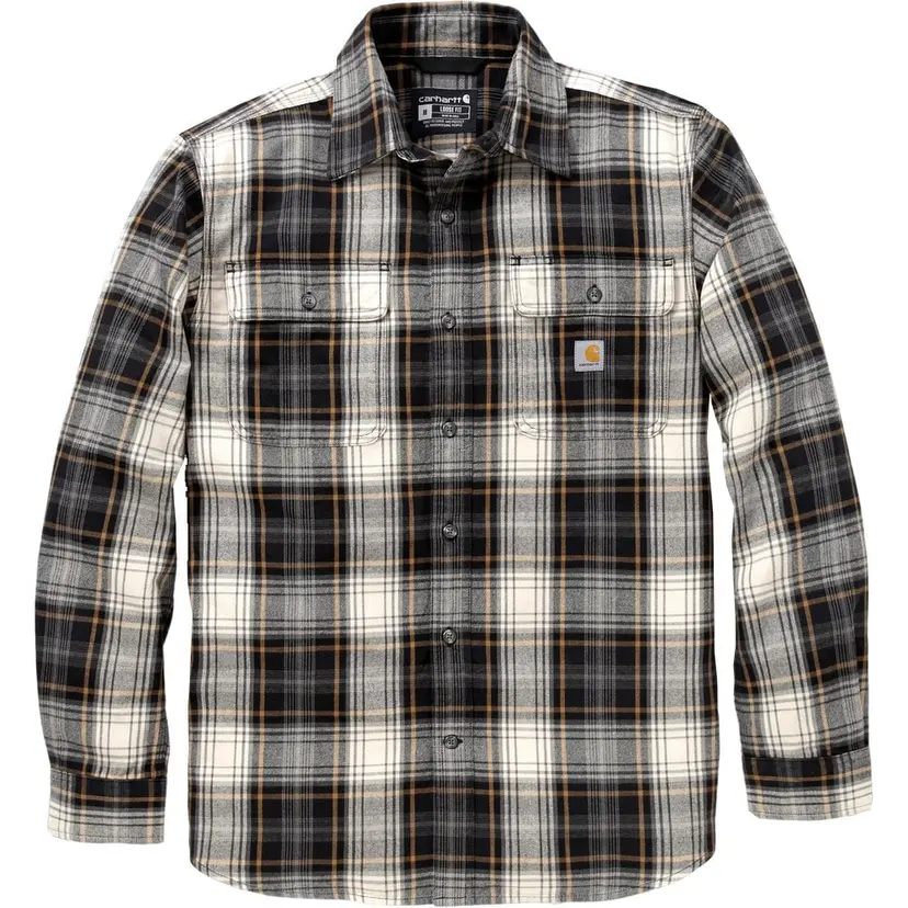 Carhartt Workwear Carhartt Workwear M's Hubbard Loose LS Plaid Shirt Black