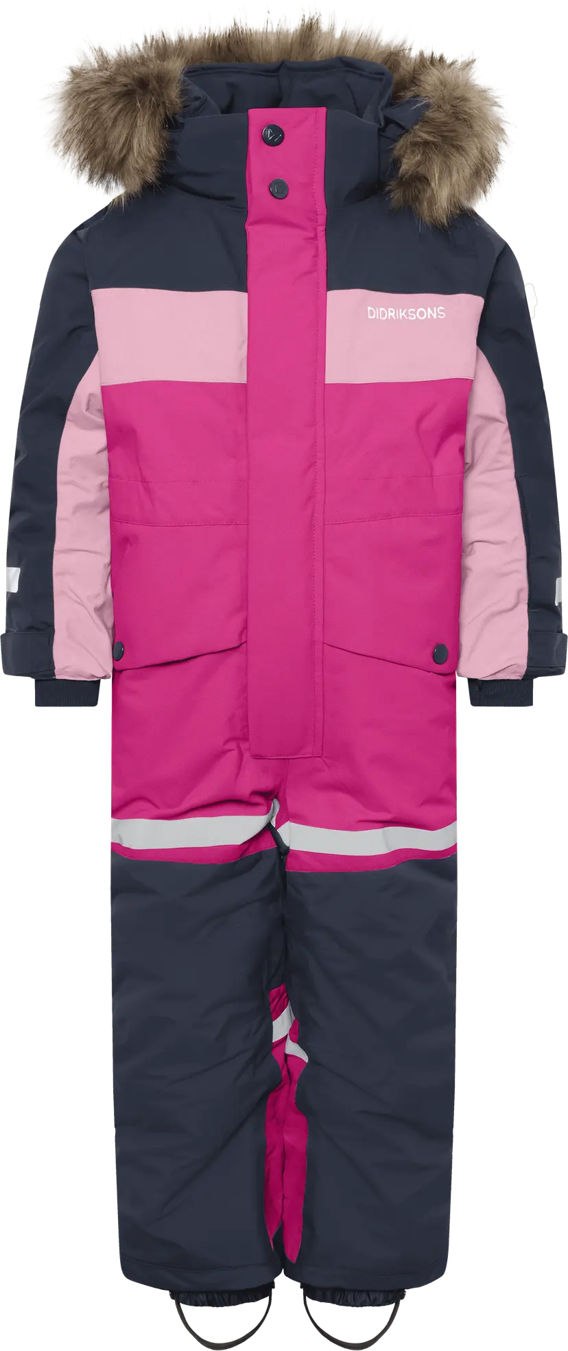Didriksons Didriksons Kids' Bjärven Coverall Cactus Pink
