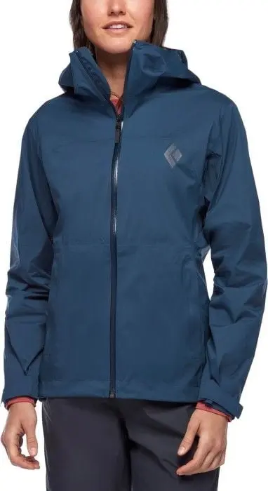 Black Diamond Black Diamond W's Stormline Stretch Rain Shell Ink Blue
