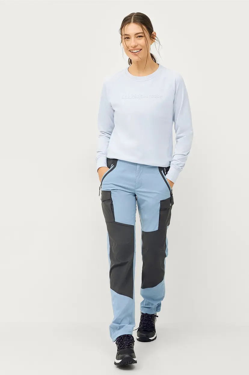 Áhkká Turbukse Colourblock W - Blå