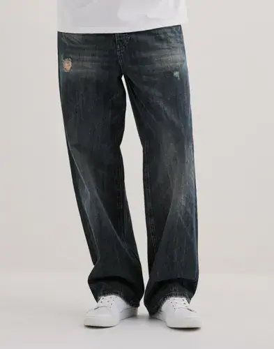 Diesel Diesel 2001 D-Macro Loose fit jeans Grå
