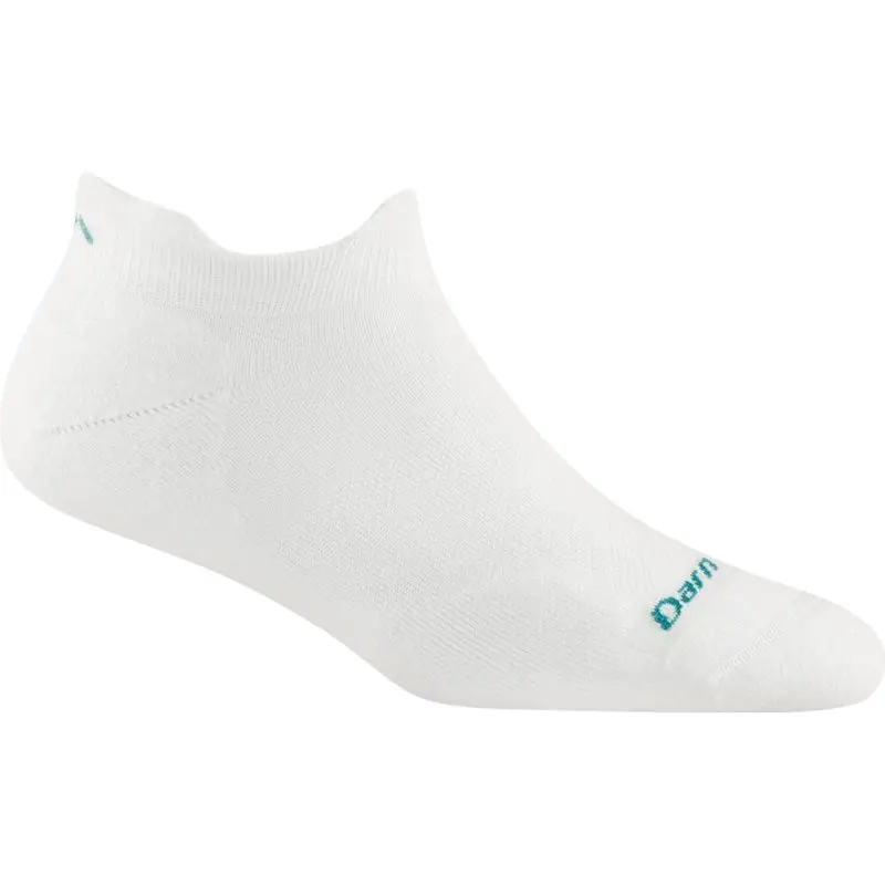 Darn Tough Darn Tough Run No Show Tab Ultra-Lightweight with C White