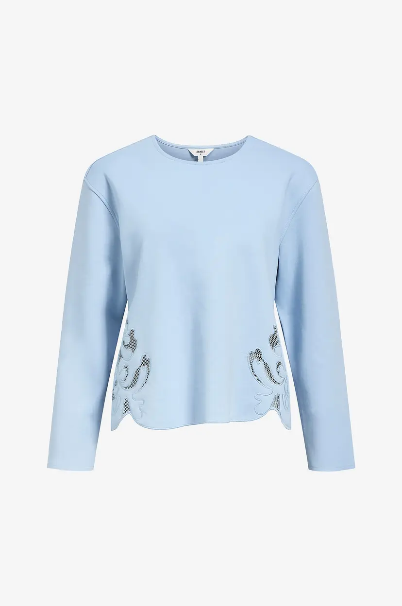 Object Collectors Item Collegegenser objPaola RE L/S Sweat Top 137 - Blå