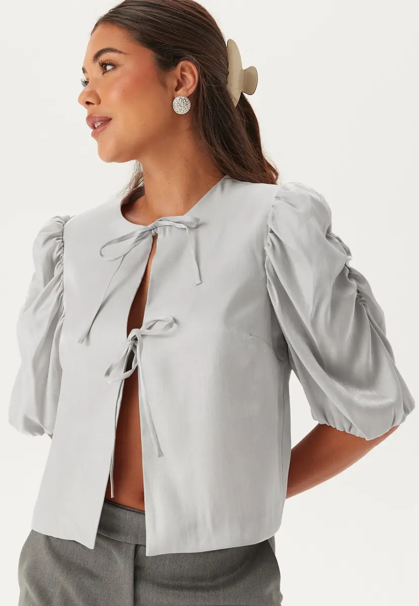 Bubbleroom Short Puff Sleeve Blouse