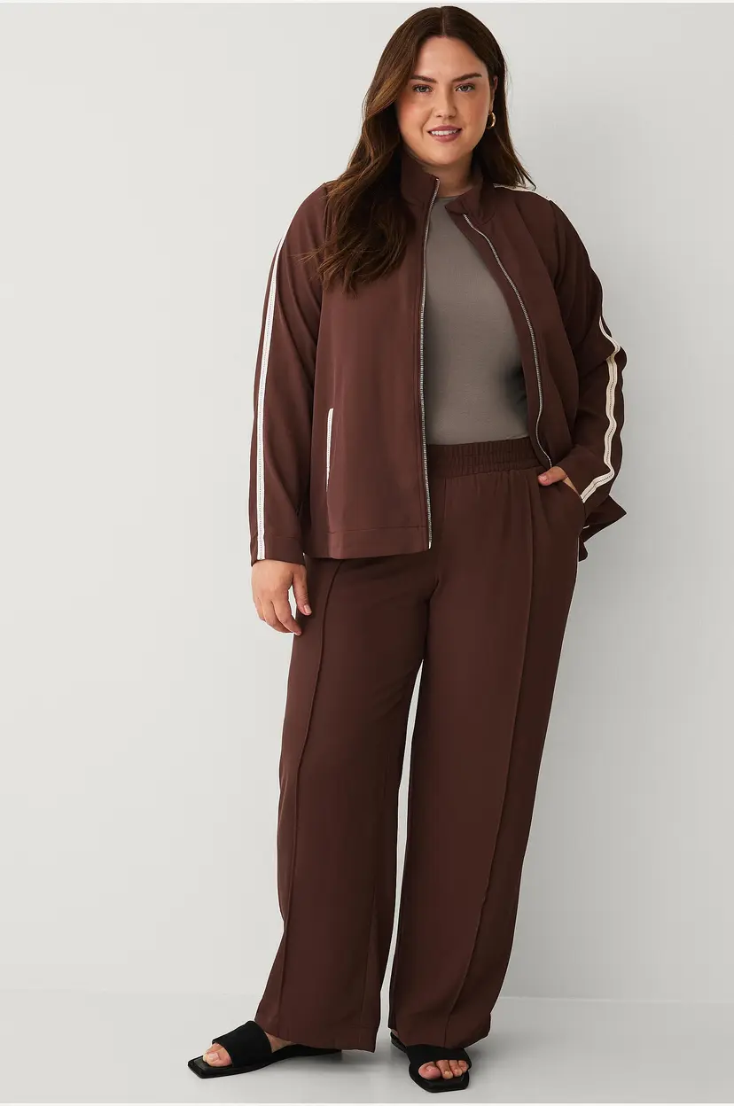 Zizzi Sweatpants mClaudia - Brun
