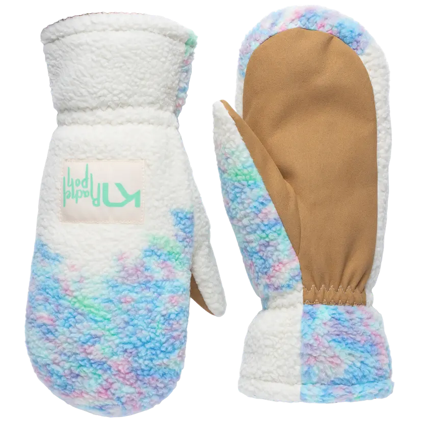 Kari Traa Kari Traa Women's Rothe Pile Mittens Bright Turquoise