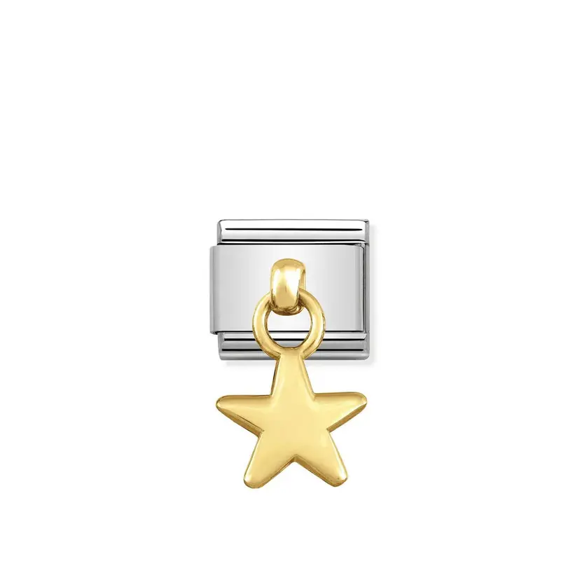 Nomination Star Charm Gold