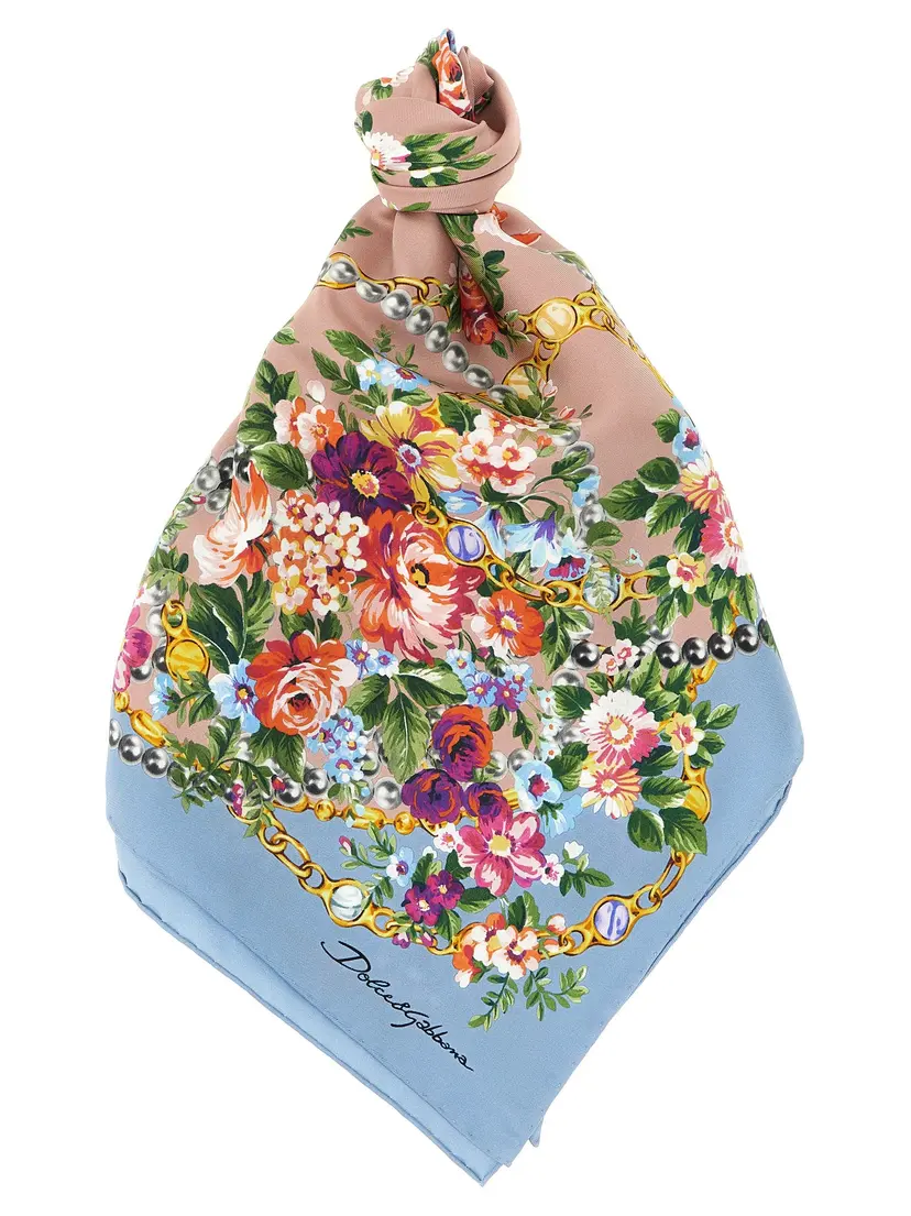 Dolce & Gabbana Dolce & Gabbana Skjerf – Blå