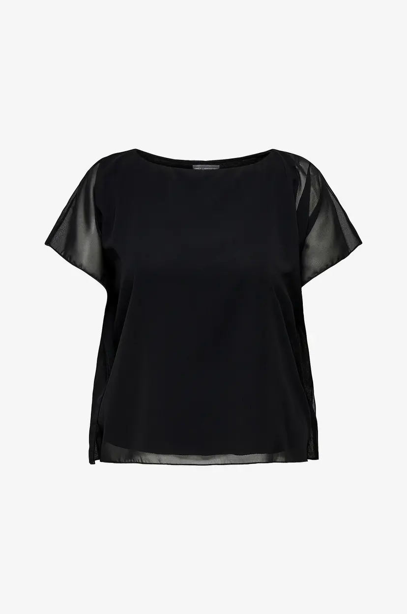 Only Carmakoma Topp carCoko SS O-neck - Svart