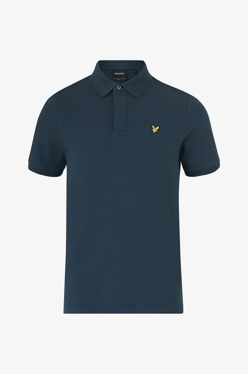 Lyle & Scott T-skjorte Ottoman Tipped Polo Shirt - Blå