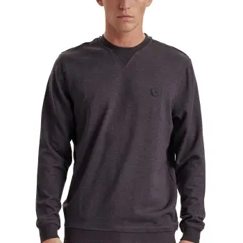 JBS of Denmark JBS of Denmark Badge Crew Neck Sweatshirt Mørkgrå  Medium Herre