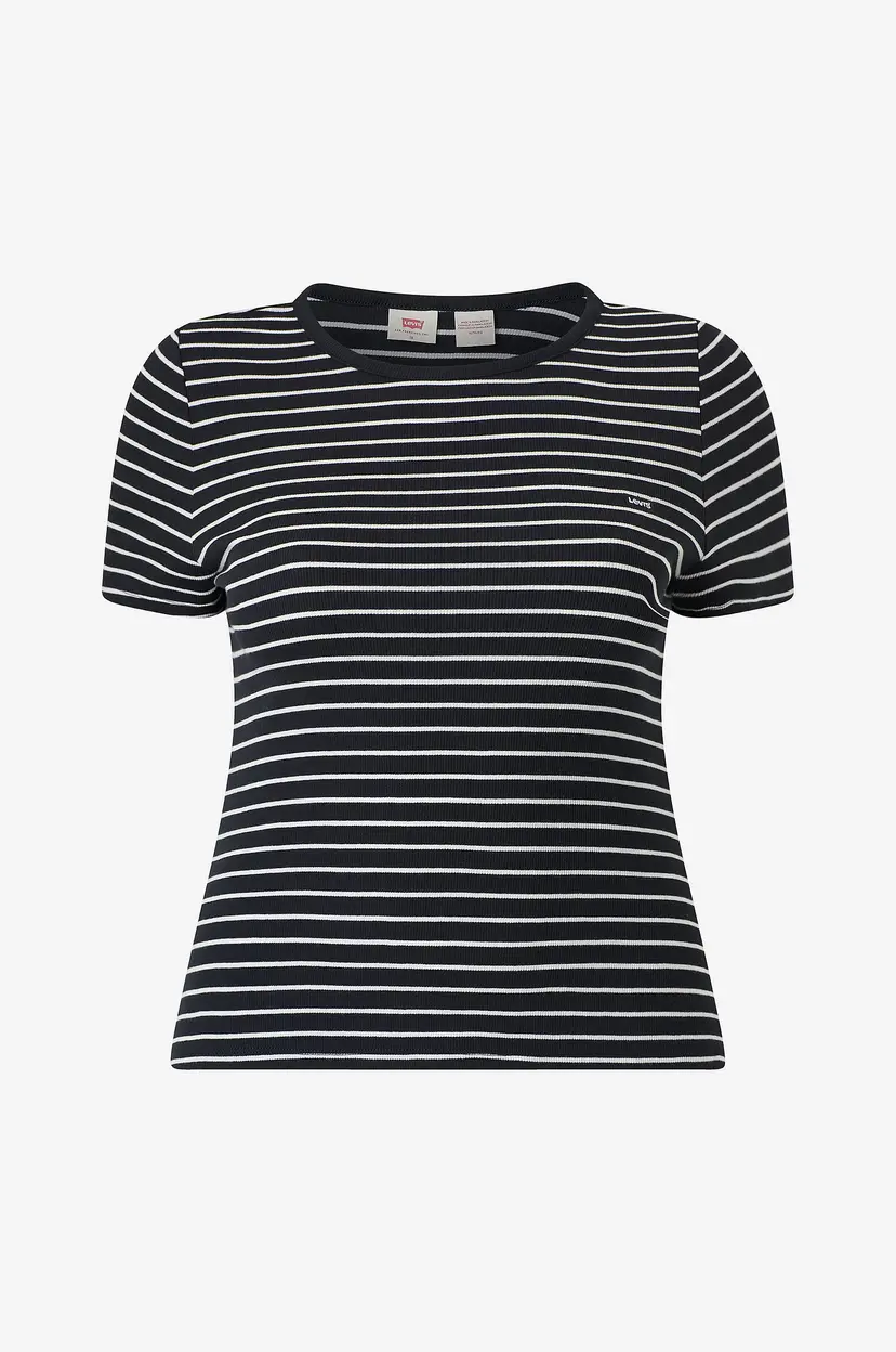 Levi's Plus Topp Pl Hayes Ss - Svart
