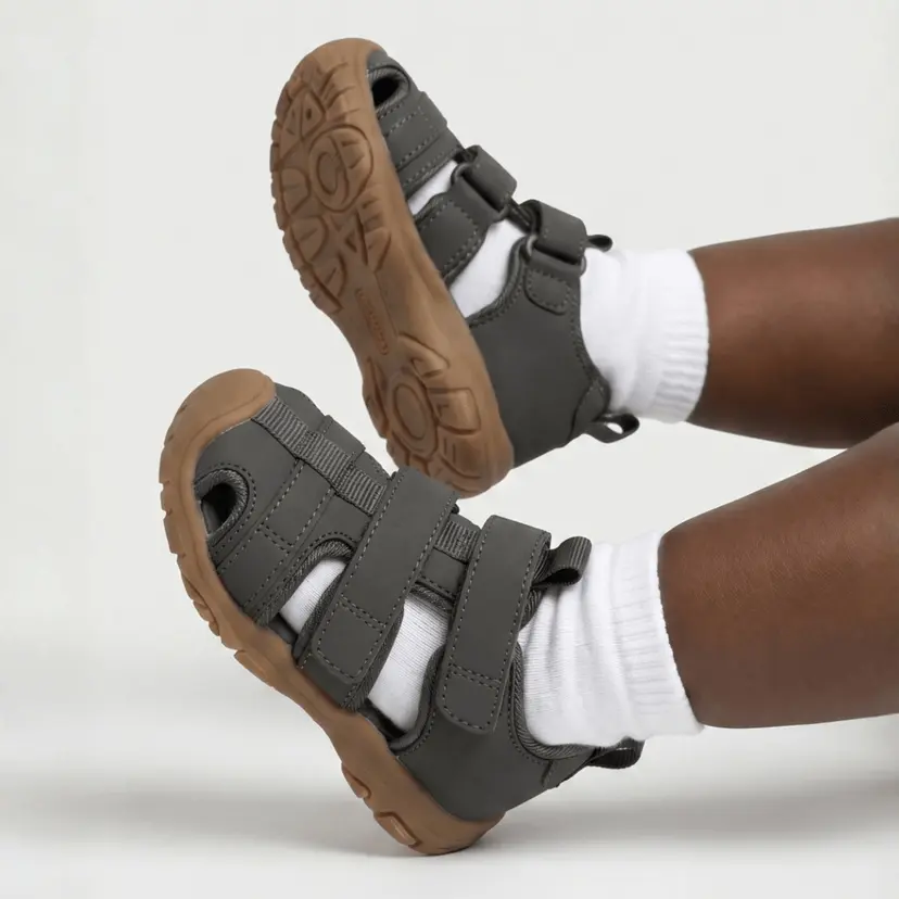 Hummel Barn Hummel - Sandaler Velcro Infant Dark Grey