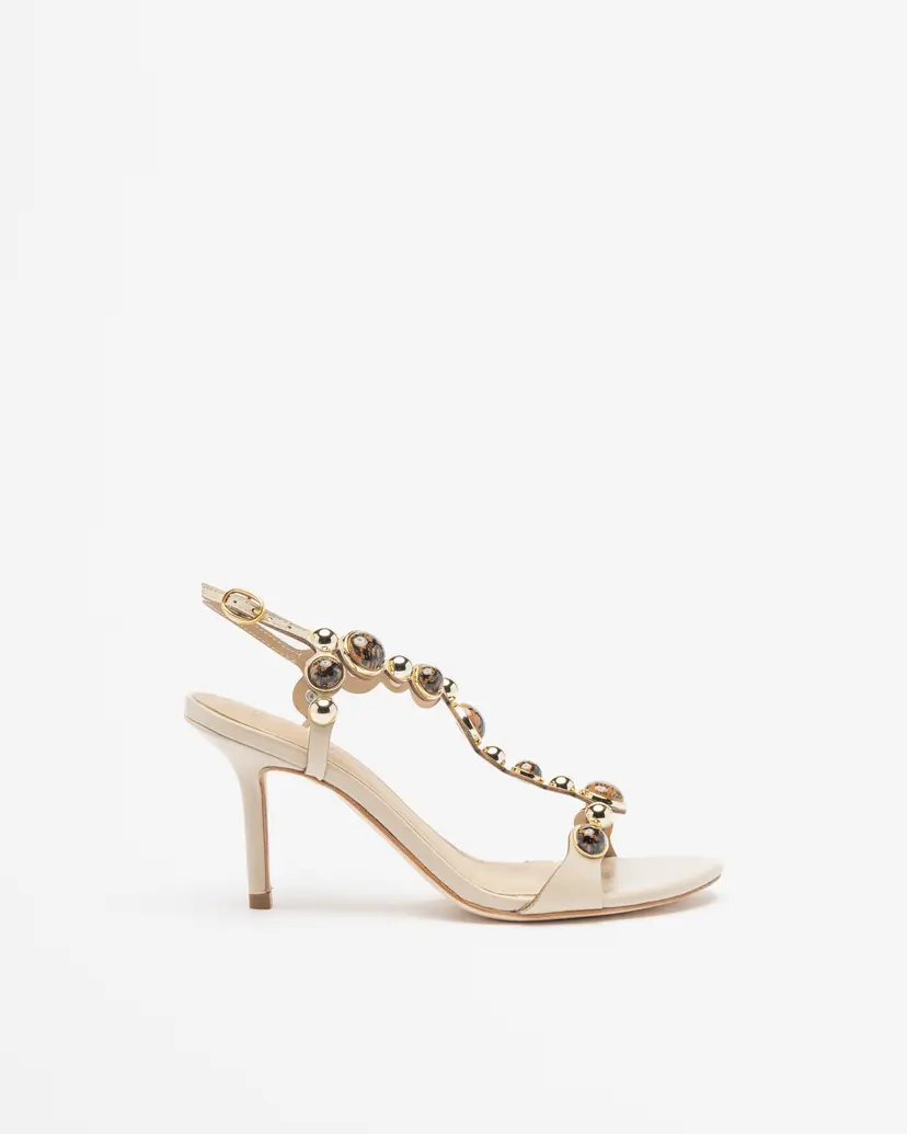 PROF PROF 24-101333 White High Heeled sandals