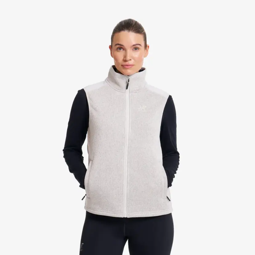 RevolutionRace Northbound Fleece Vest Dame Grey Melange