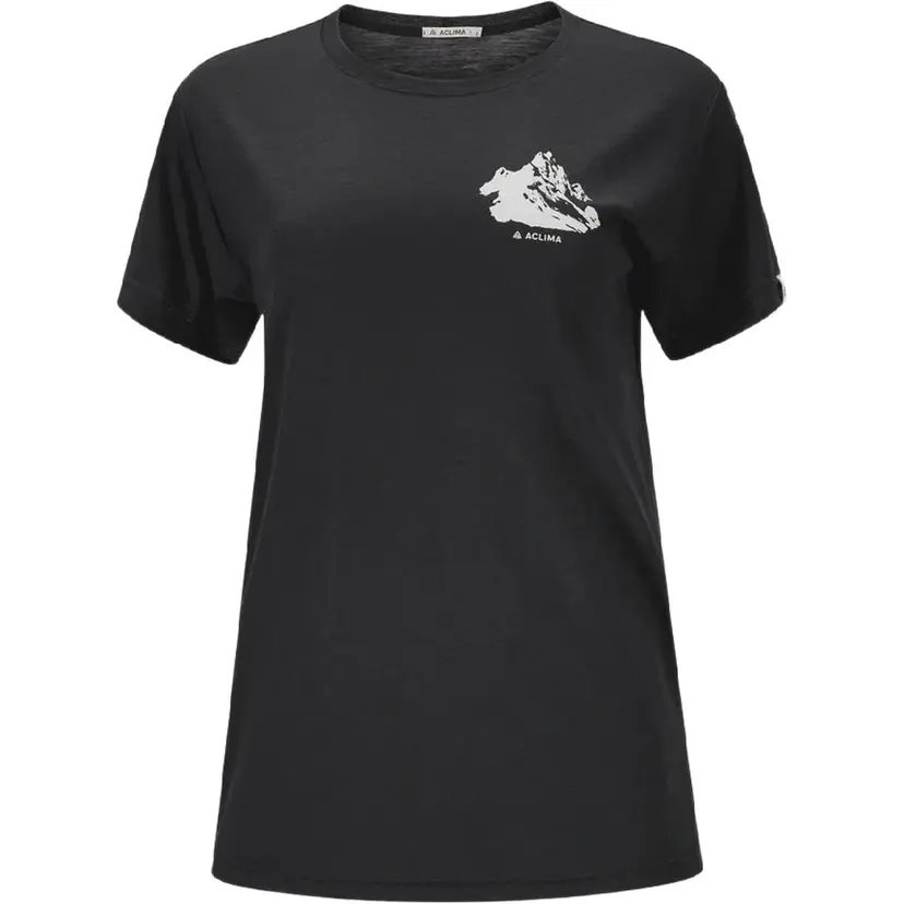 Aclima Aclima W's Lightwool 140 Classic Tee Mountain Jet Black