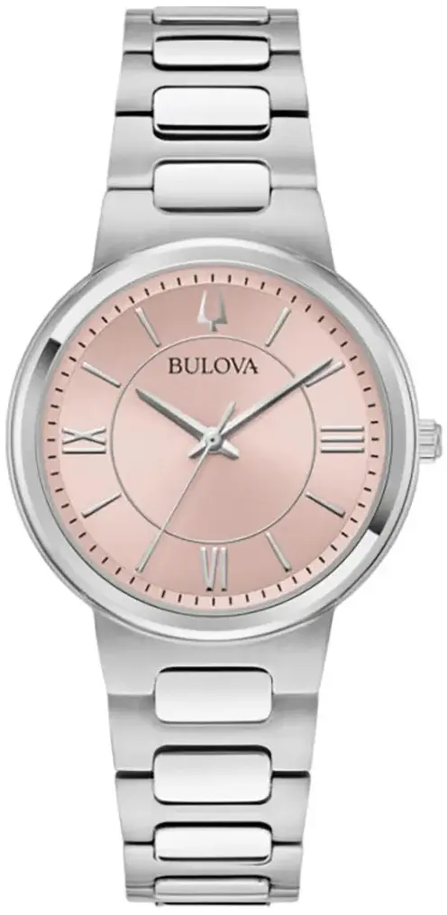 Bulova Bulova Dameklokke 96L335 Classic Rosa/Stål Ø32 mm