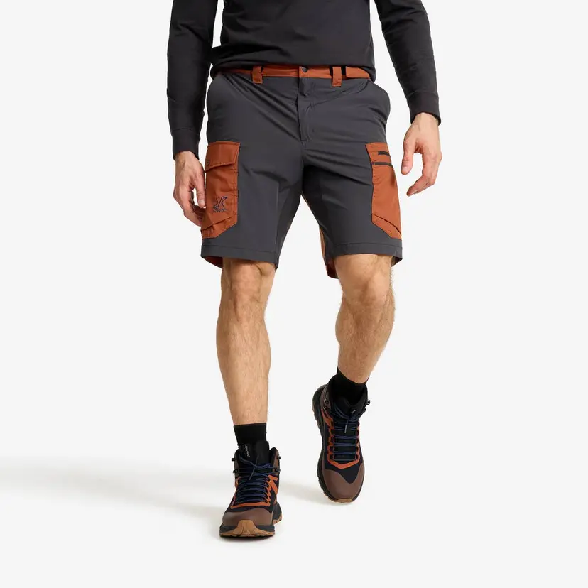 RevolutionRace Rambler Lightweight Pro Shorts Herre Dusty Orange/Anthracite