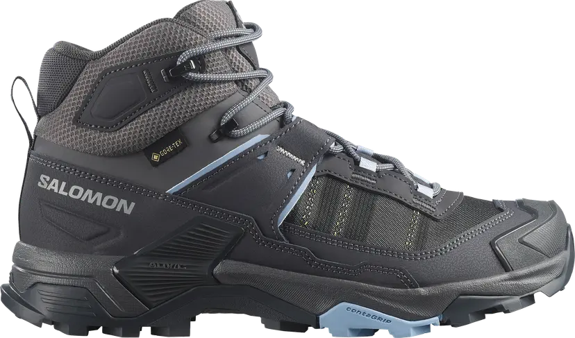 Salomon Salomon Women's X Ultra 5 Mid GORE-TEX Asphalt / Castlerock / Brunnera Blue