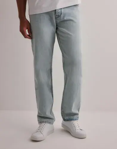 Only & Sons Only & Sons Onsedge Straight Lb 9393 Dot Dnm No Straight leg jeans Blå