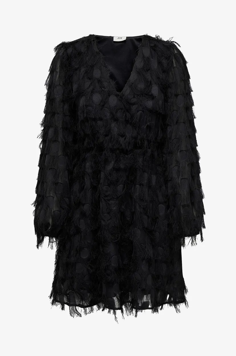 JDY Kjole jdyMimi L/S V-neck Dress Wvn - Svart