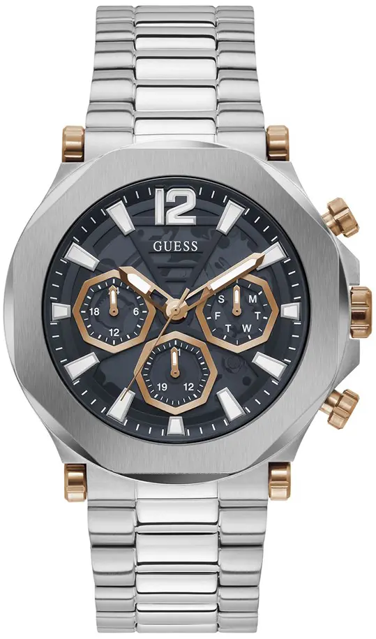 Guess Guess Herreklokke GW0539G1 Edge Grå/Stål Ø46 mm