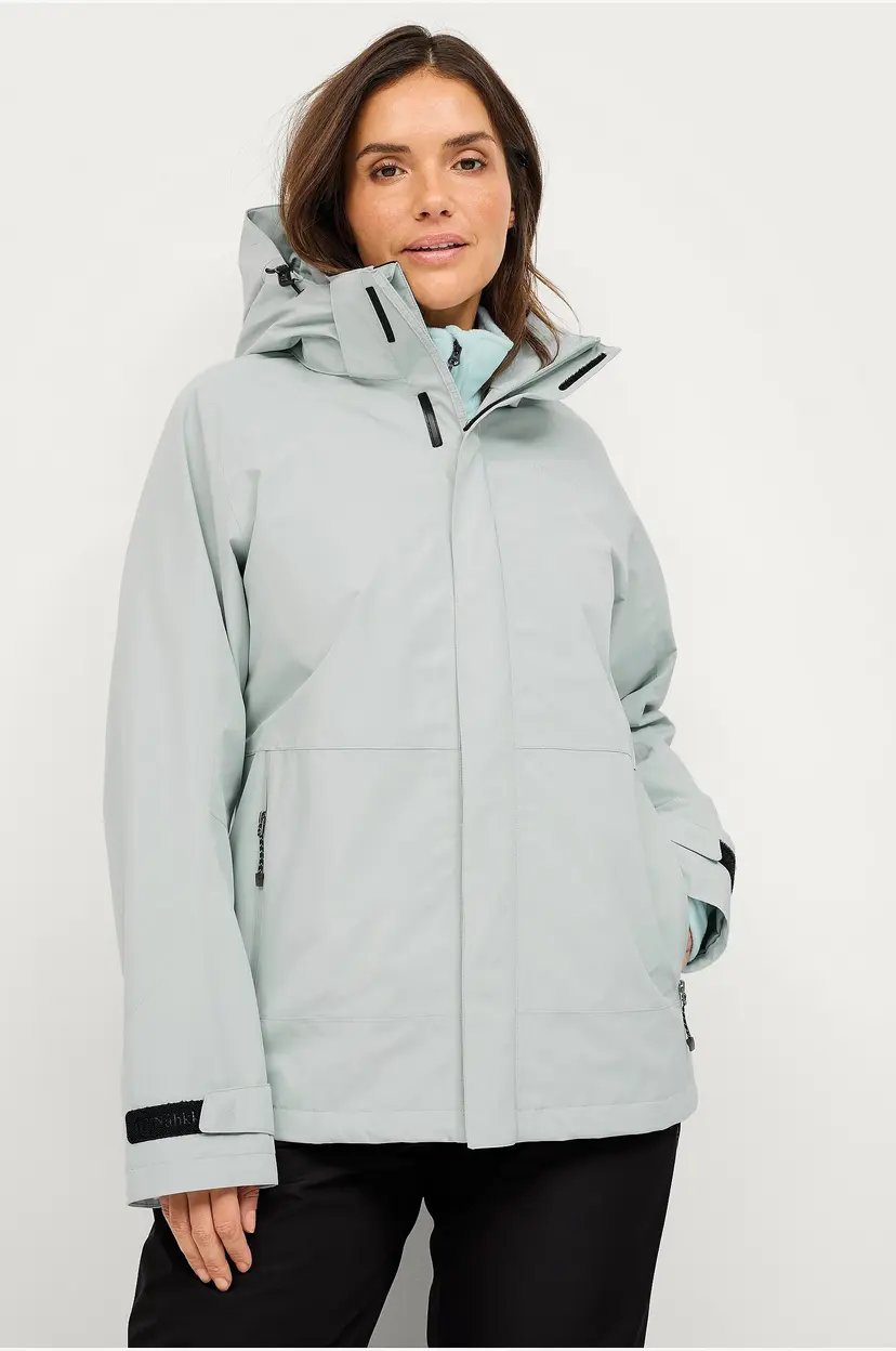 Áhkká Regnjakke Rain Jacket W - Grå