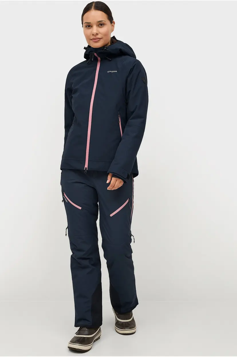 Áhkká Skibukse Light Padded Ski Pants - Blå
