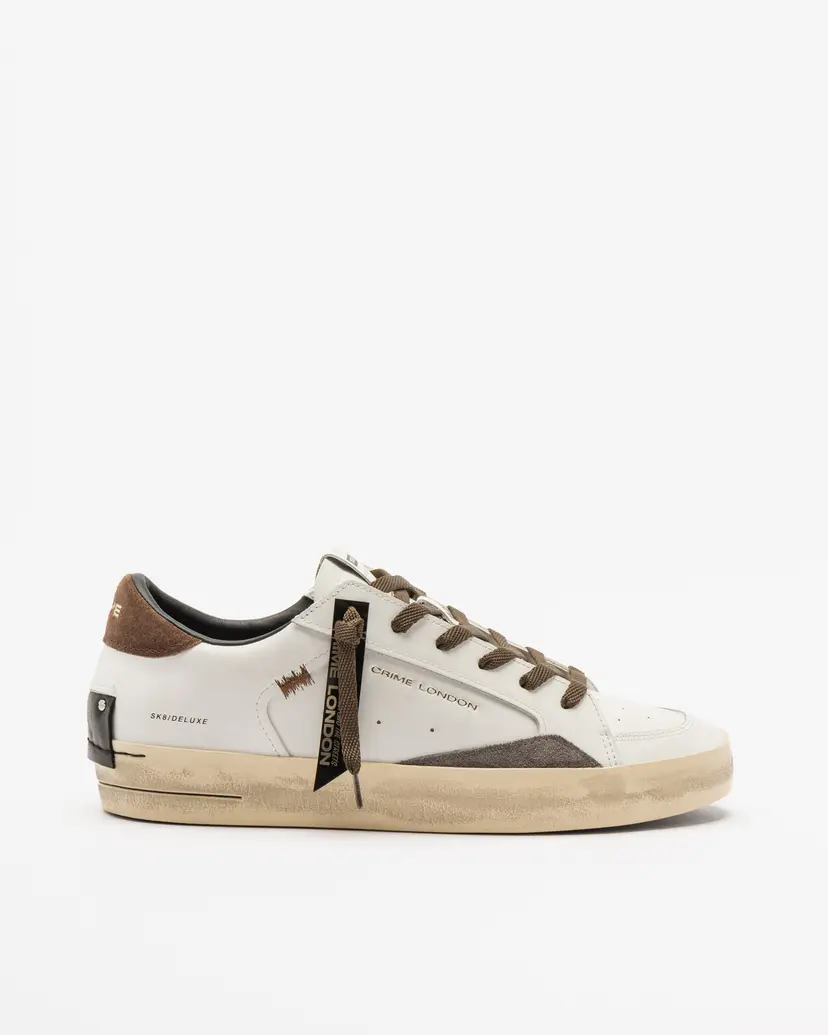 Crime London Crime London 10109 White White sneakers