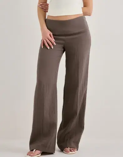 Nelly Nelly - Brun - Clean Soft Flare Pants