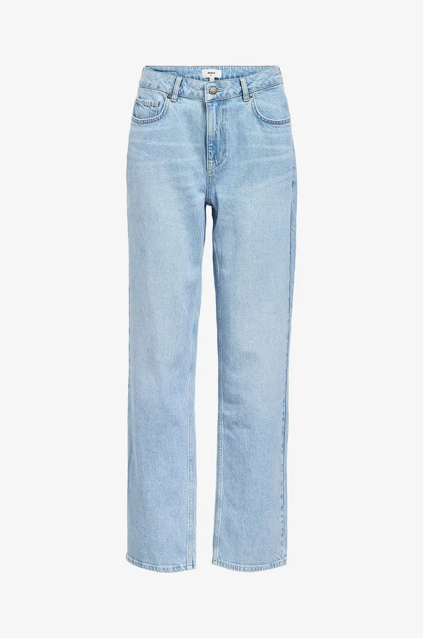 Object Collectors Item Jeans objSava Ellen MW Straight Jeans - Blå