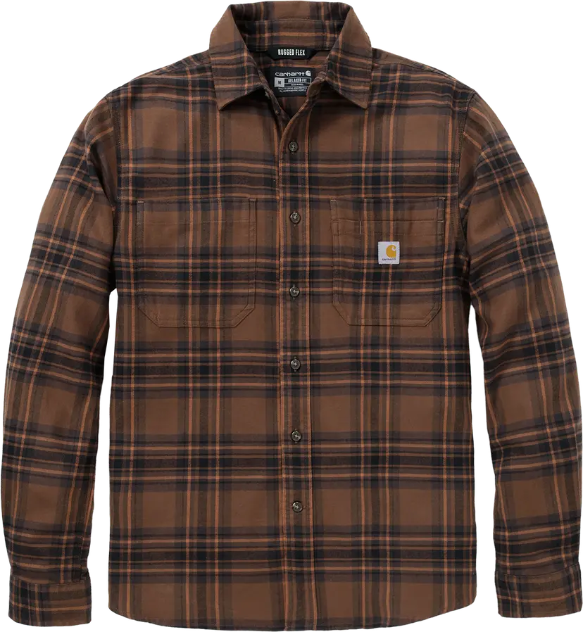 Carhartt Carhartt Men's Hamilton Relaxed Ls Plaid Shirt Red Duck