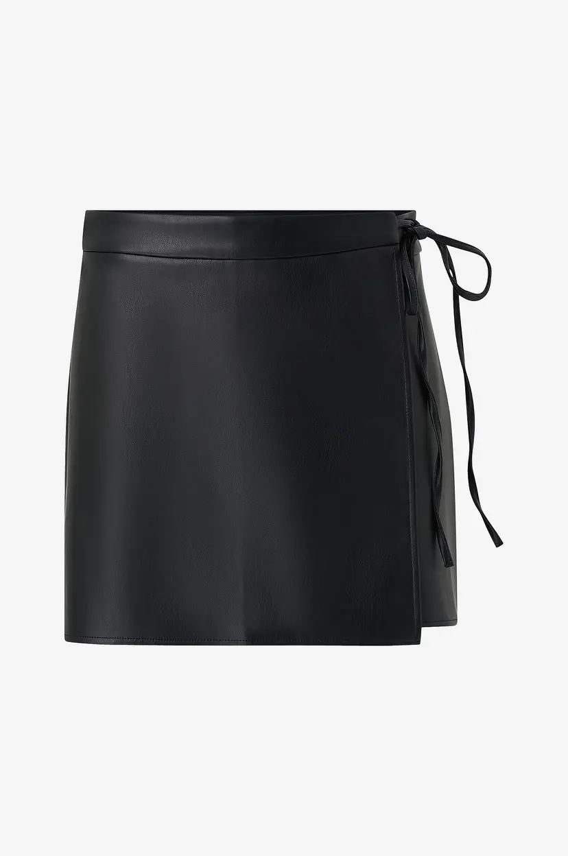 Gina Tricot Skjørt Mini Wrap Skirt - Svart