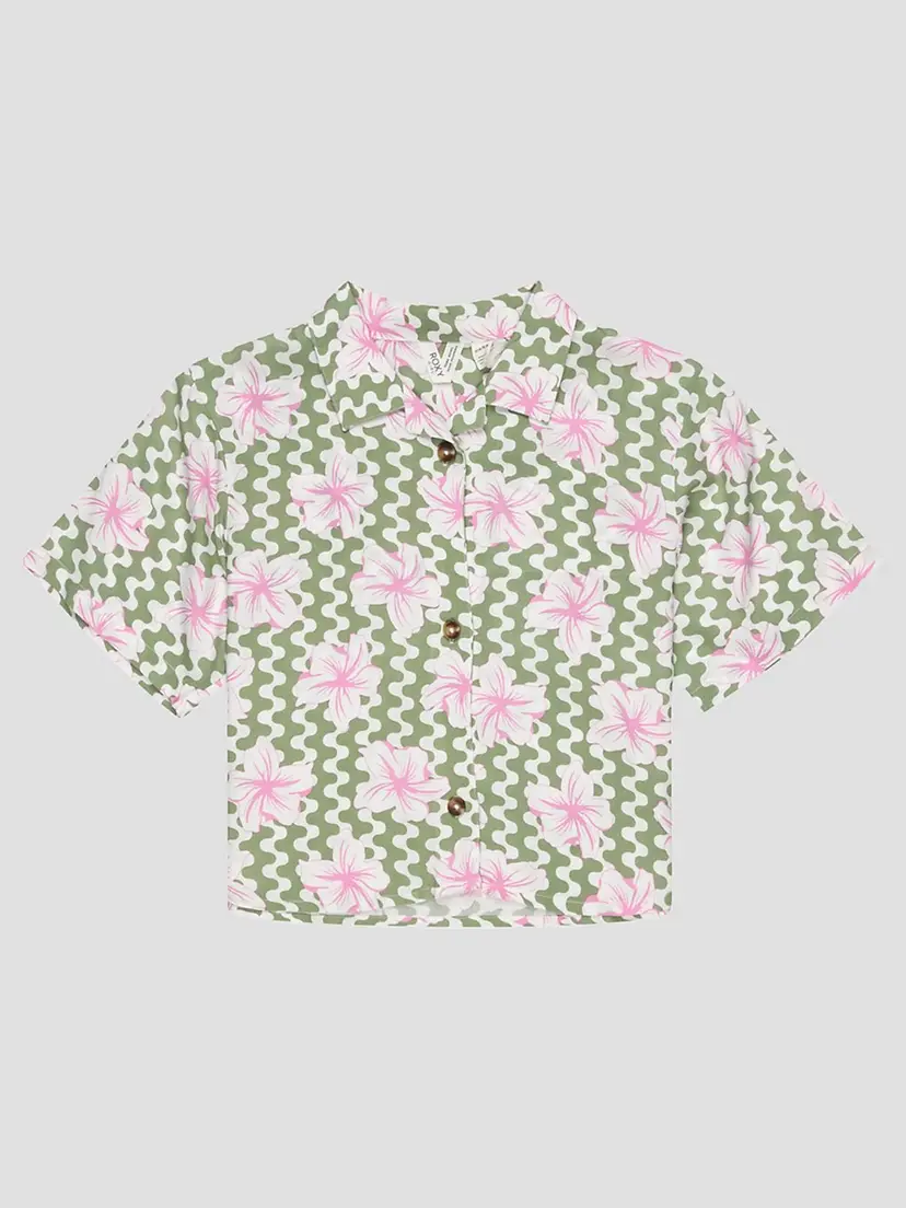 Roxy Roxy Salty Sun Kids Shirt grønn