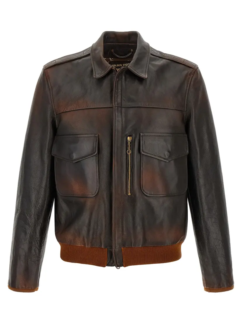 Golden Goose Golden Goose Bomberjakker – Brun