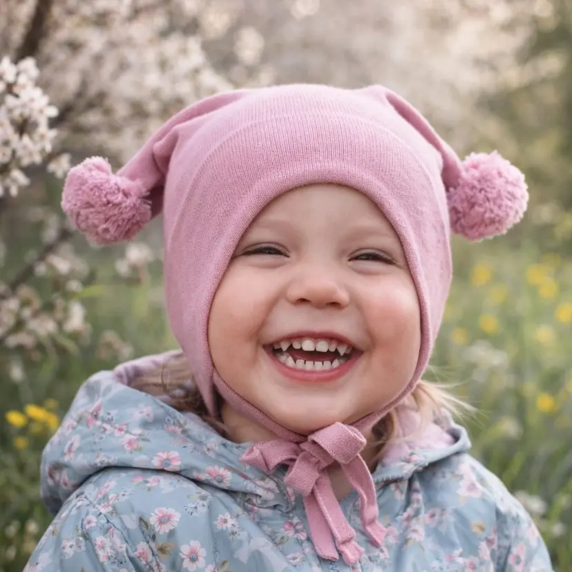 Nordic Kids Nordic Kids - Overgangslue Bomull Rosa