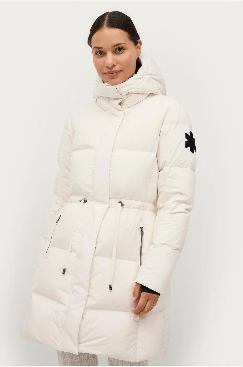Áhkká Dunkåpe Gold Down Coat w Drawstring - Natur