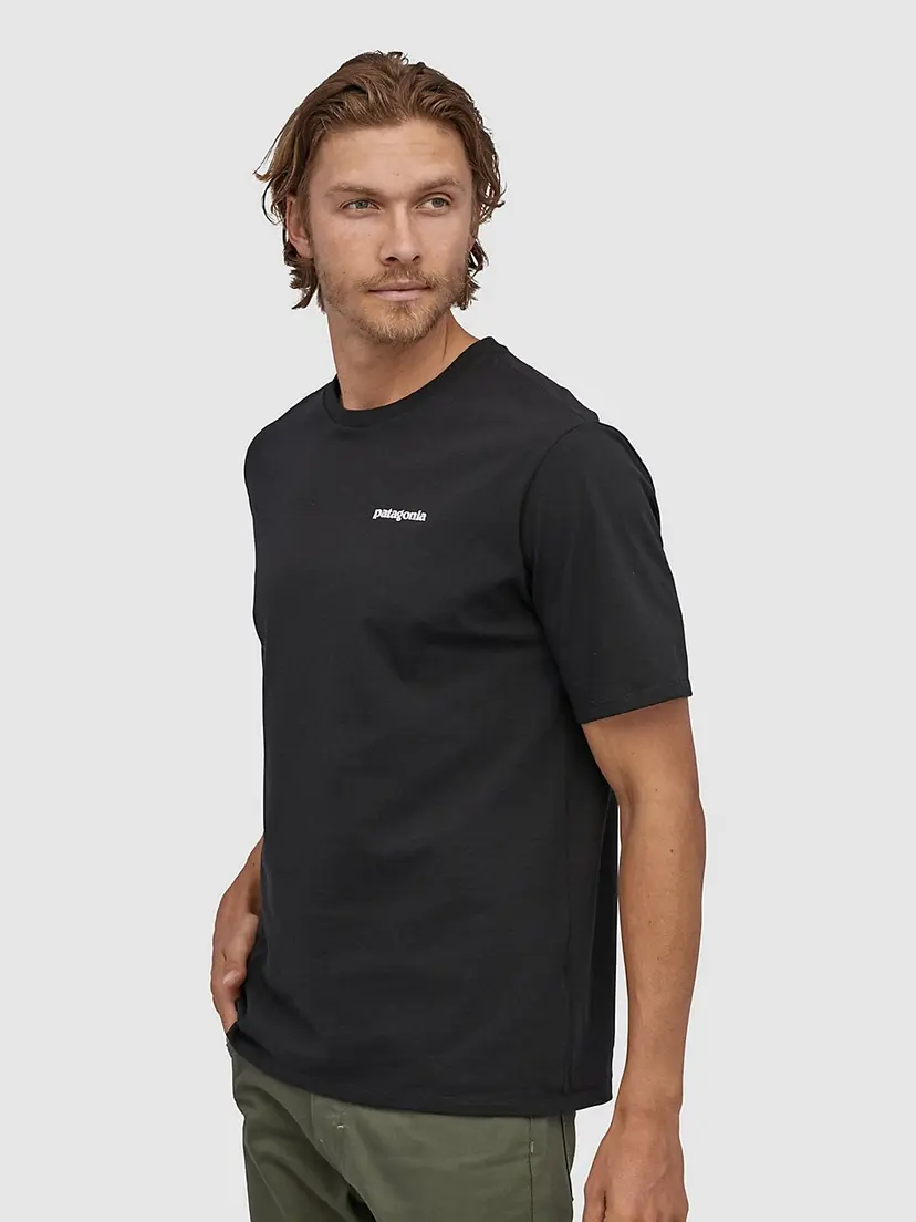 Patagonia Patagonia P-6 Logo Responsibili T-skjorte svart