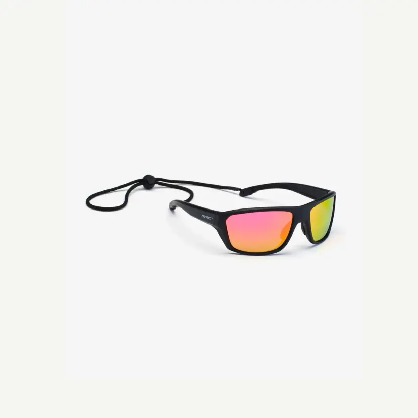 RevolutionRace Virgo Polarized Sports Sunglasses Unisex Black/Pink Coral