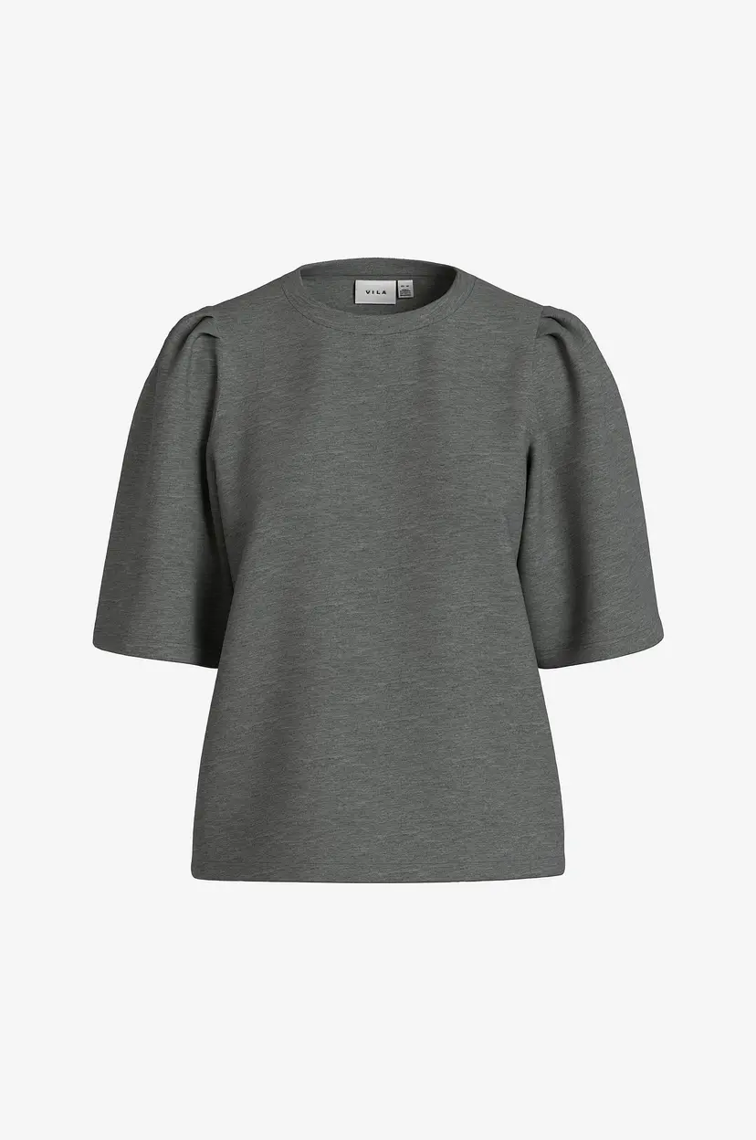 Vila Topp viReflect O-neck 2/4 - Grå